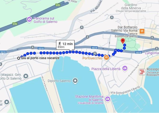 Giu Al Porto Apartment Салерно Екстериор снимка